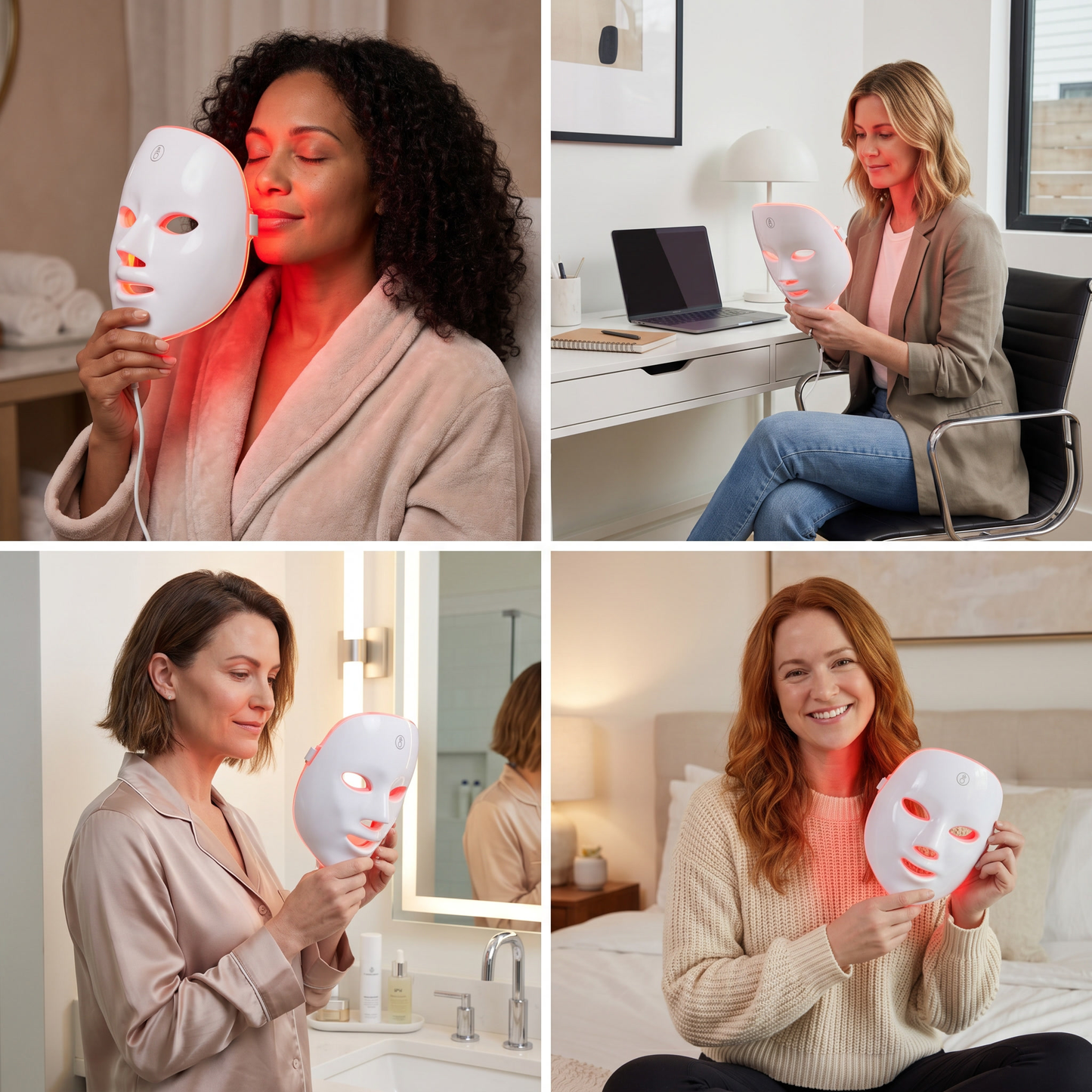 7 Color LED Light Therapy Face Mask